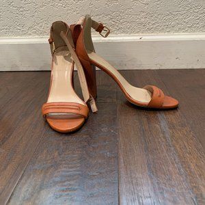 "Vikki" J.Crew, ankle-strap heels, Sz 8